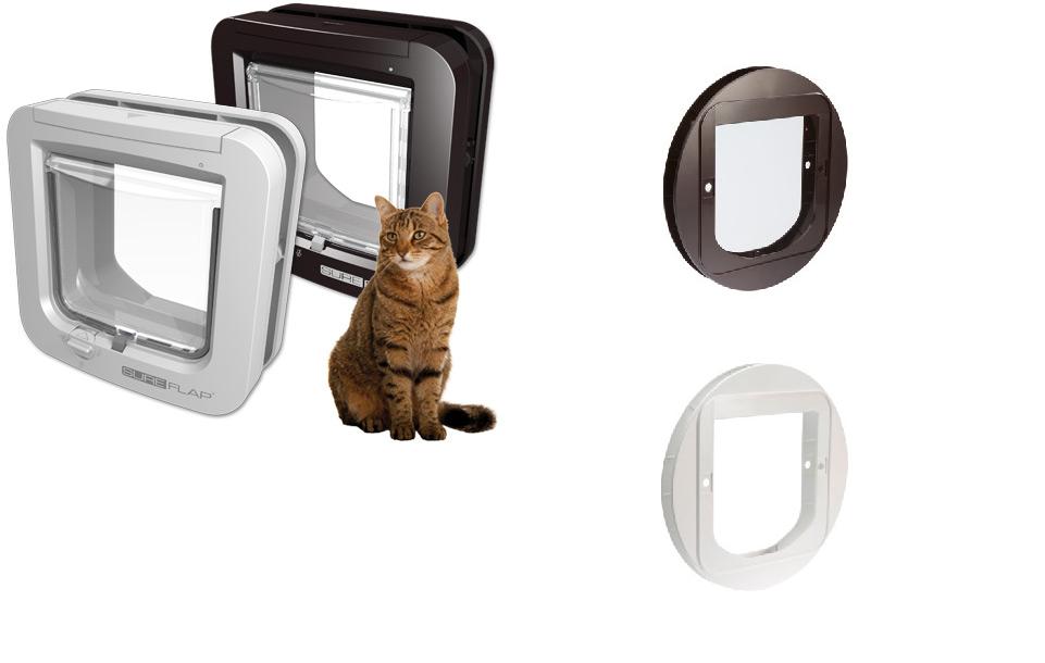 Microchip Cat Door Glass Fitting NZ Pet Doors