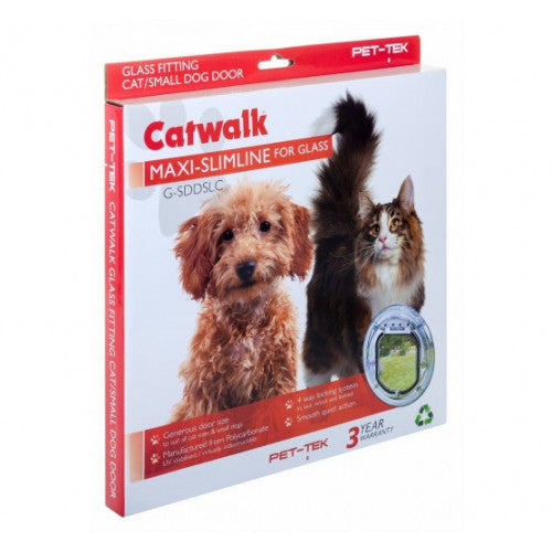 Pet tek large glass fitting dog door hotsell