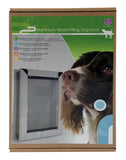Aluminium Dog Door - Wood Fitting - Medium