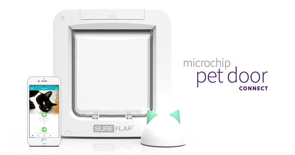 Microchip Pet Door "Connect" (Glass Fitting) - Hub Included