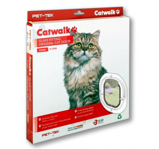 Catwalk Original Glass Fitting NZ Pet Doors